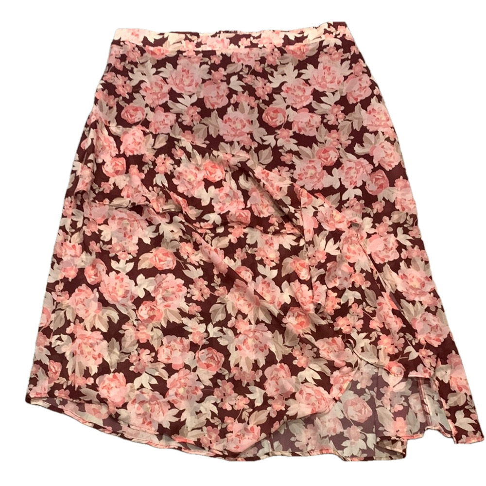 Eloquill NWOT Sz 20 Floral Flowy Skirt